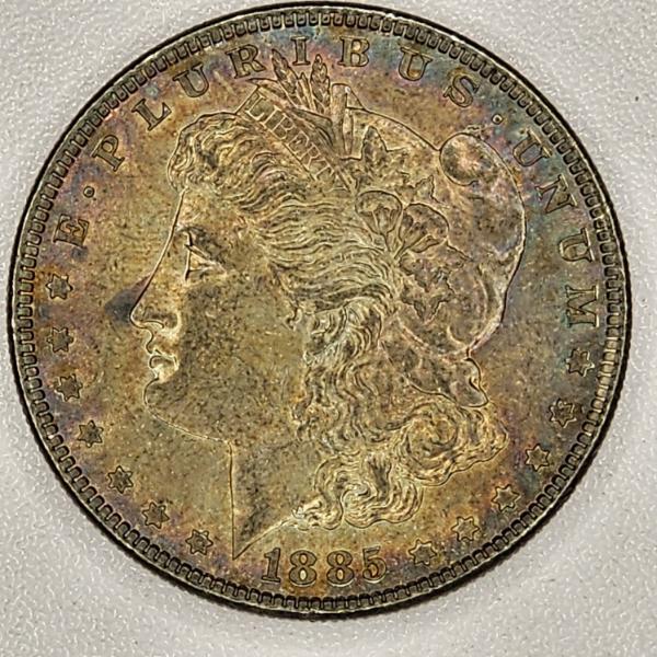 1885 Morgan 90% Silver Dollar