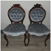 Image 1 : Pick Up Off Site- 115 Ely St. Alliance Oh. Antique Slipper Chair Pair 