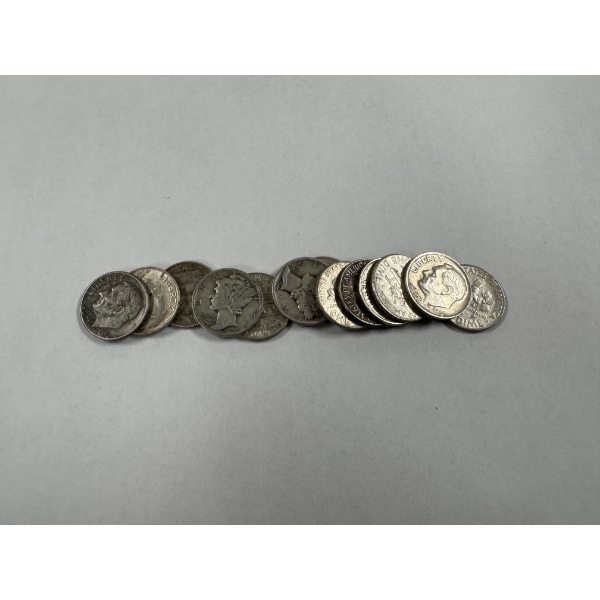 United States Silver Dimes - Face Value $1.30 - 90% Constitutional