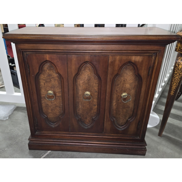 Side Table with Storage Cabinet - 32"L x 12"D x 30"H