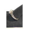 Image 3 : Women's Sterling Silver Ring With Simulated Opal - Size 8 - Weight: 2.4g