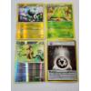Image 1 : x4 Vintage Holo Pokemon Trading Cards: Magnemite, Swadloon, Pidgeotto, Energy