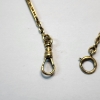 Image 2 : 14K Yellow Gold Chain, Pocket Watch Chain - 14in - TW: 11.8g