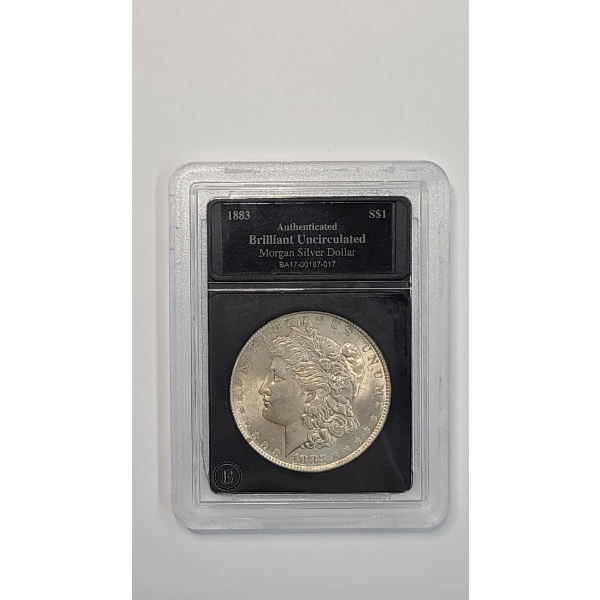 United States 1883-O Brilliant Uncirculated Morgan 90% Silver Dollar