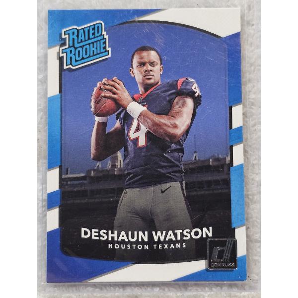 2017 Panini #345 Deshaun Watson Rookie Card in Protective Casing - MINT CONDITION!!!