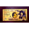 Image 1 : Pure 24k .999 Gold Foil NIPPON "SAILOR MOON" Note - Mint - NEW SERIES - Processed in Pure GOLD