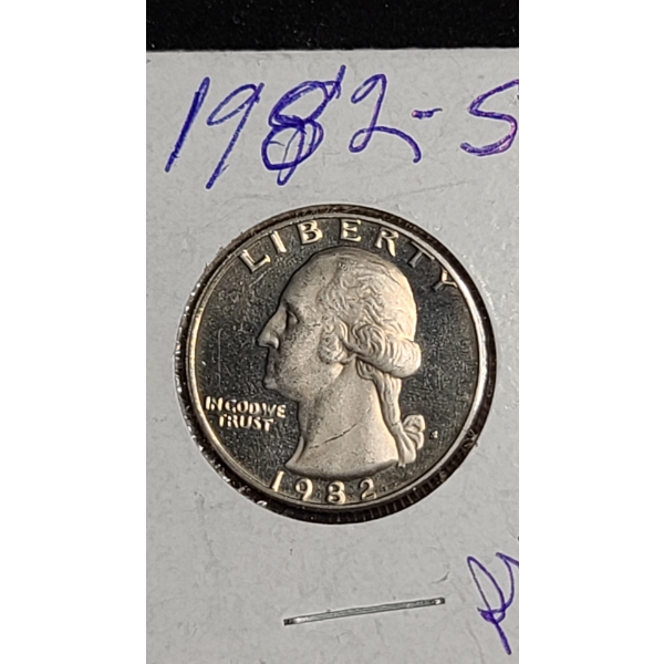 1982-S Washington Quarter