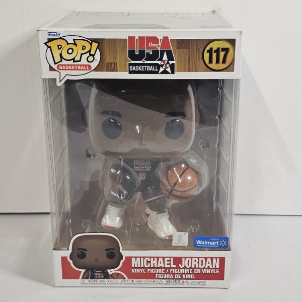 Funko Pop! Basketball #117 USA Michael Jordan Walmart Exclusive 10" Jumbo Vinyl Figure