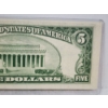 Image 5 : Excellent United States 1953 Five Dollar Silver Certificate Note in Great Condition! 