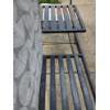 Image 3 : Louisville Home Pickup - like New - Outdoor Metal Bench Settee w Cushions - 59 x 32  Super Condition