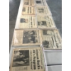 Image 2 : Lot of 9 Newspapers - 7 LBJ Related and 2 Eisenhower Related