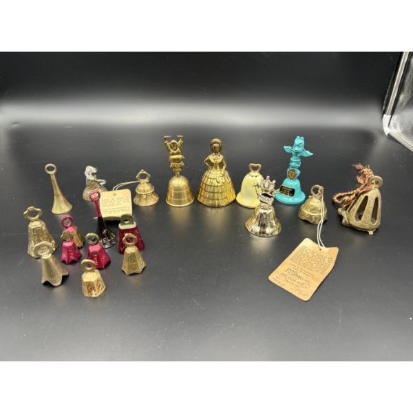 Small Assorted Bells - Tiny Christmas Bells - Collector Bells of Sarna  (2) June 1965 