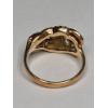 Image 6 : 10K Black Hills Gold Tri-Color Ring (Size 7) & 10K Gold Pair Of Matching Earrings-Total Weight: 4.7g