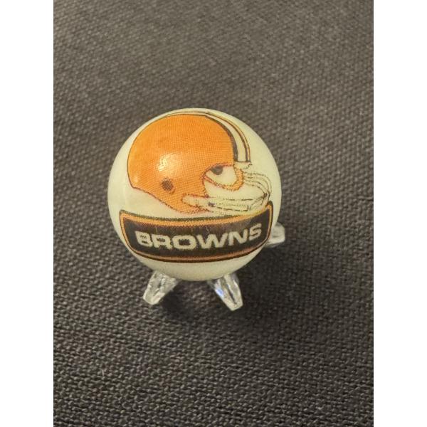 Vintage NFL Cleveland Browns Promotional Advertising Marble - Mint Condition