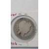 Image 5 : United States 1893 & 1906-O Barber 90% Silver Half Dollars - Face Value: $1.00