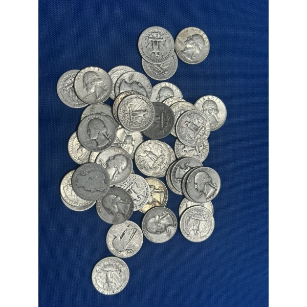 Assorted 90% Silver Quarters - $10 Face Value