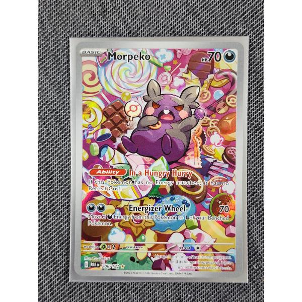 Morpeko 206/182 Holo Rare Pokemon Trading Card 