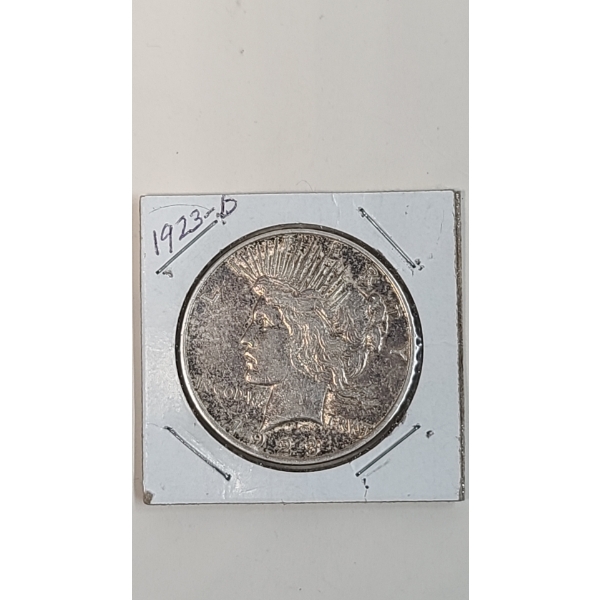 1923-D 90% Silver Peace Dollar