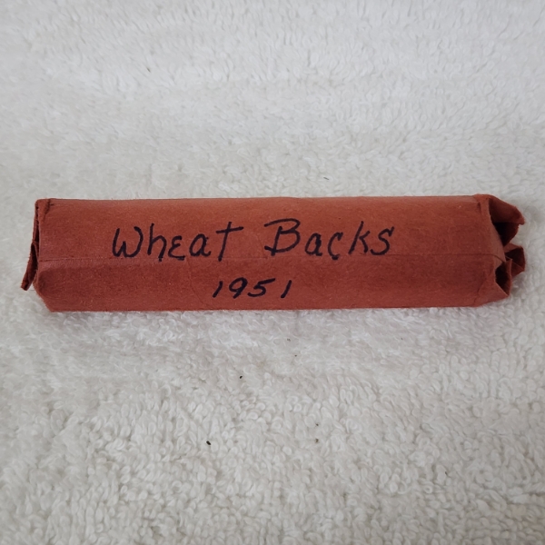 $0.50 United States Wheat Penny Roll ~ Uncounted, Unsearched & Unverified! ~ 50 U.S. WHEAT PENNIES!