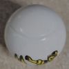 Image 3 : Vintage 1962 Logo Pittsburgh Steelers One Inch Shooter Glass Marble - Mint Condition