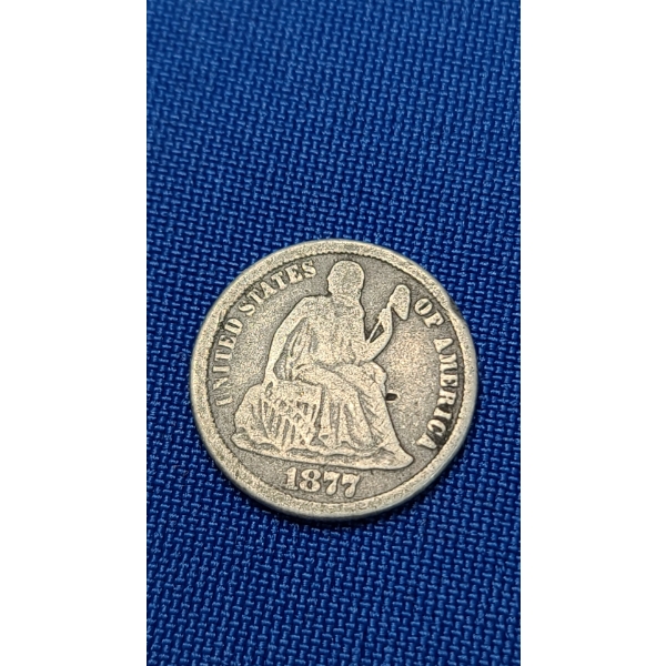 1877 Educational Seated Dime - Replica- *For Educational Purposes Only*