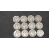 Image 1 : Assorted Years & Mint Marks 90% Silver Mercury Head/Roosevelt Dimes - Face Value: $1.20