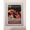 Image 1 : 1990 Hulk Hogan Andre The Giant WrestleMania Wrestling Card - High Grade Card