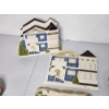 Image 4 : Lot of Assorted Decorative Porcelain Items & Plate Display: Napkin Holder, Art Plates, S&P Shakers