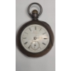 Image 2 : Antique Sterling Silver Illinois Watch Co. 17 Jewels Open Face Size 18s Pocket Watch - TW: 194.1g