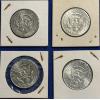Image 4 : Lot of 4 90% Silver 1964 Kennedy Half-Dollars, FV $2.00