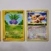 Image 2 : Three Vintage Pokemon Trading Cards Including Blaine's Doduo, Eevee & E-Reader Oddish
