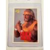 Image 1 : Vintage 1990 WWF Hulk Hogan Big Time Wrestling Trading Card - Mint Condition in Protective Holder