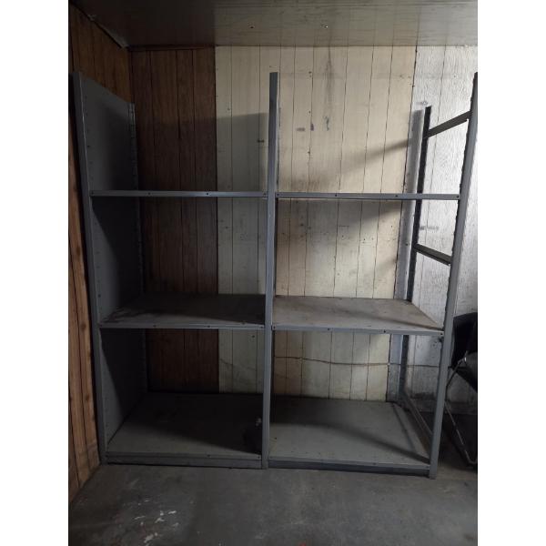 Pick Up Off Site- 115 Ely St. Alliance Oh. Metal 8ft Storage Shelf