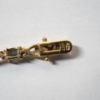 Image 5 : Nice Lot of Sterling Silver Jewelry: Gold-Tone Bracelet, Chain Necklace, Ring, Pin TW: 23.0g