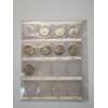 Image 10 : x8 Assorted Years 90% Silver Franklin Half Dollars In Nice Plastic Sleeves FV: $4.00