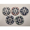 Image 2 : NFL Dallas Cowboys - Clay Poker Chip Set - Mint Condition - Complete Set 5 Chips