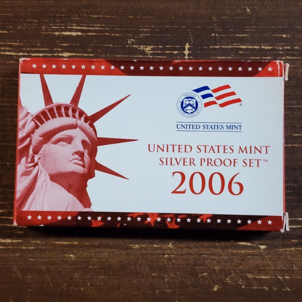 United States Mint 2006 Silver Proof Set Featuring ASW of 1.338 Troy Ounces ~ In Original Packaging 