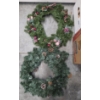 Image 5 : Vintage Christmas Decor, China Dish Set, Stoneware Dish Sets, And 2 19'' Wreaths -No Shipping!