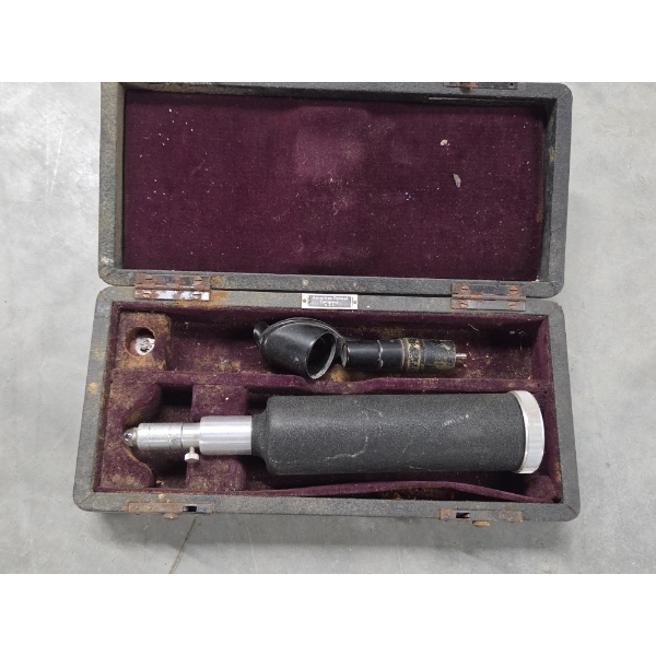 Unique Vintage American Optical Ophthalmologist Tool In Hard Case