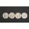 Image 1 : Assorted Years 90% Silver Washington Quarters - Face Value: $1.00