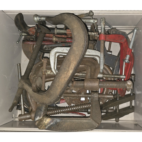 Huge Lot of C-Clamps and More