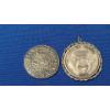 Image 1 : Sterling Silver 1976 Akron, Ohio Tadmor Temple Medallion  & 1776 Continental Currency Fugio Replica 