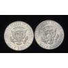 Image 2 : (2) 1964 90% Silver Kennedy Half Dollars - Face Value: $1.00