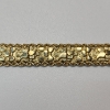 Image 6 : 10K Yellow Gold Unique Link Bracelet 7.5" - TW: 13.0g