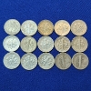 Image 4 : x15 Assorted 90% Silver U.S. Dimes: Roosevelt & Mercury - FV: $1.50