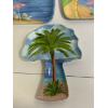 Image 2 : 8 Palm Tree Plates - Plastic - 2 in Palm Tree Shape