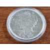 Image 2 : United States 1922 Silver Peace Dollar in Protective Capsule