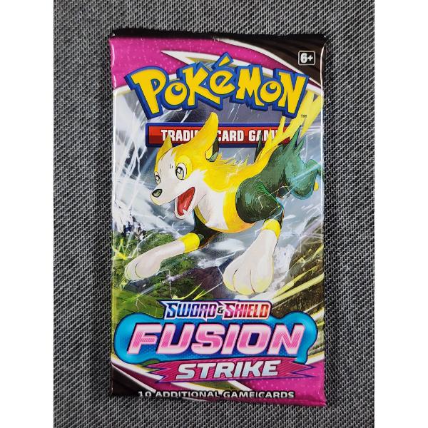 SEALED Pokemon Sword & Shield Fusion Strike 10 Card Booster Pack