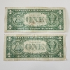 Image 6 : TWO United States Series 1957 A Blue Seal *STAR NOTES* $1 Silver Certificates - Face Value $2.00