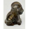 Image 2 : Adorable Degenhart Vintage Glass Dog Figurine- Dapper Gray Slag